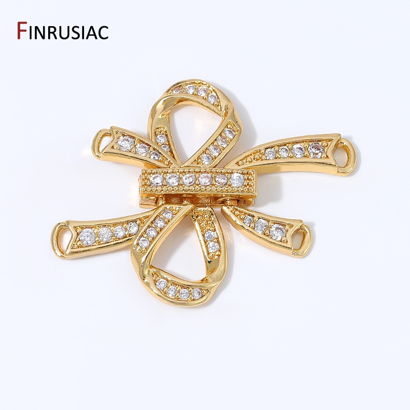 Jewelry Making Parts - 18K Gold Plated Brass Hollow Ribbon