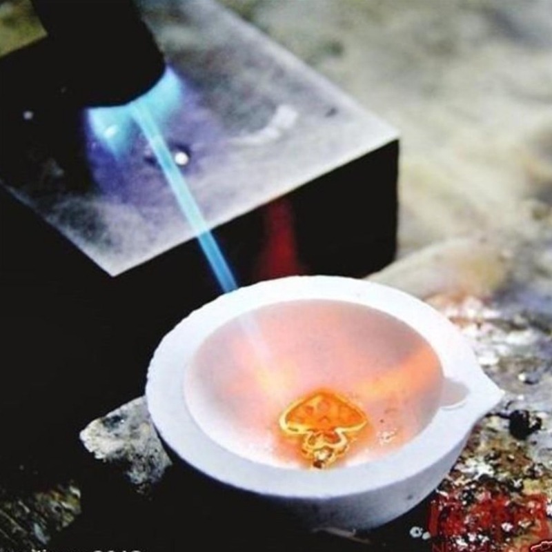 Jewelry Making Anvil - 1pc High Temperature Quartz Silica Melting