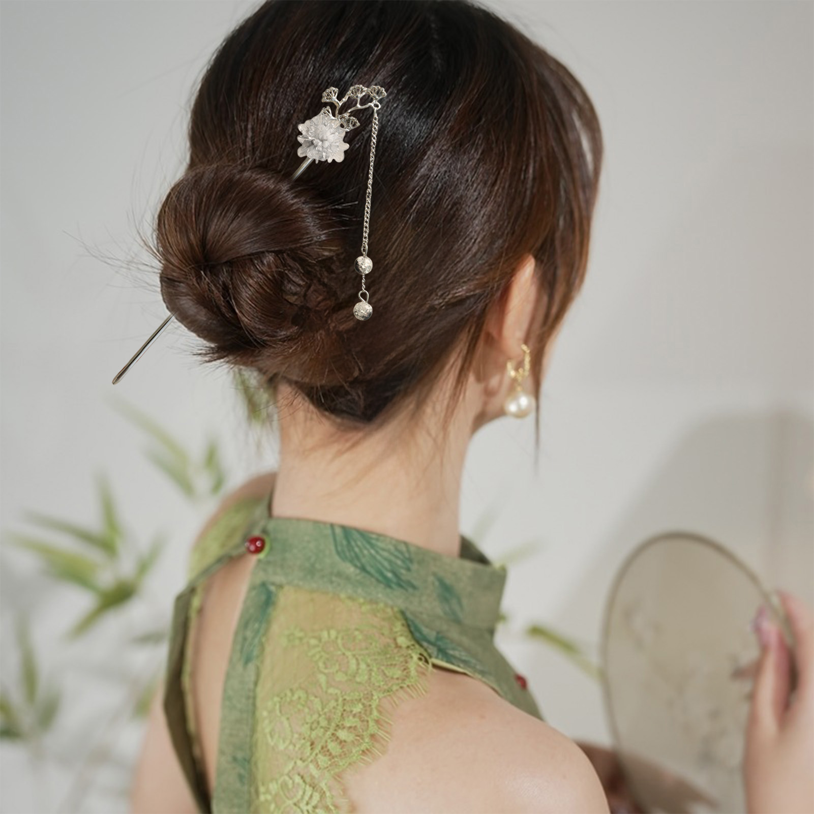 Jewelry Making Accessories - Elegant Flower Hair Sticks Forks Alloy