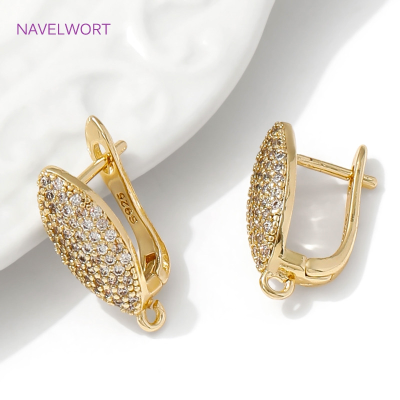 18K Gold Plated Brass Earwires - Jewelry Making Earring Supplies ulasan dan harga