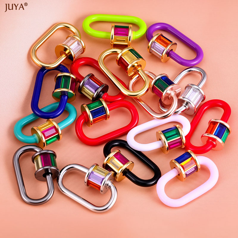 JUYA Rainbow Crystal Enamel Sc - Jewelry Making Parts ulasan dan harga