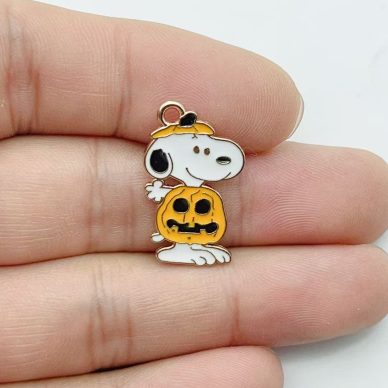 10Pcs Cute Halloween Cartoon P - Jewelry Making Accessories ulasan dan harga