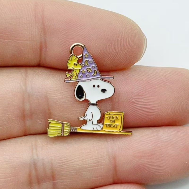 10Pcs Cute Halloween Cartoon P - Jewelry Making Accessories ulasan dan harga