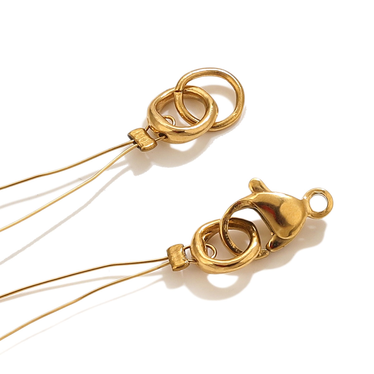 20pcs Stainless Steel Clasps E - Jewelry Making Accessories ulasan dan harga