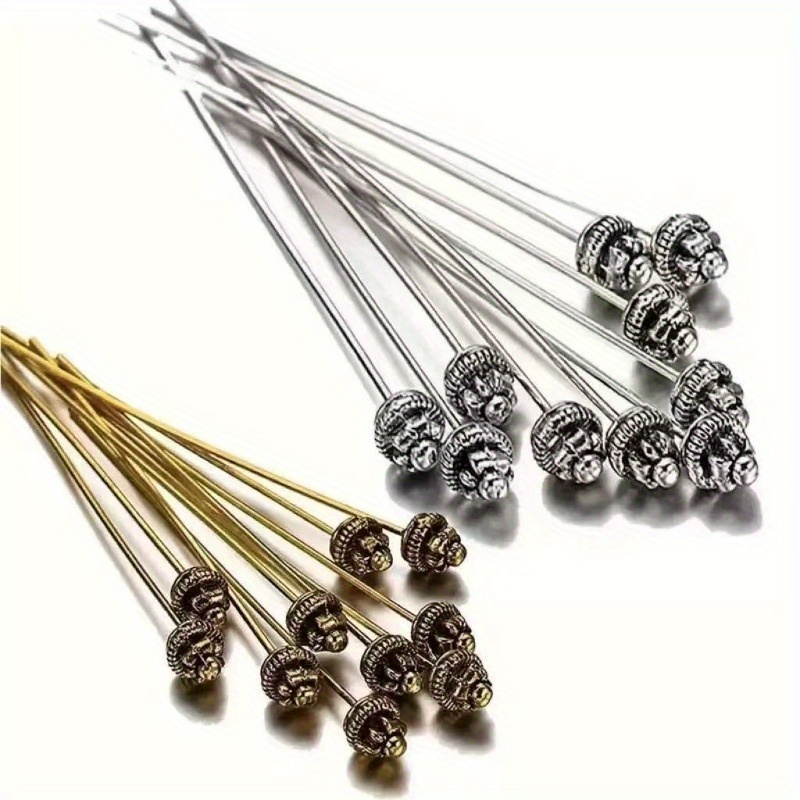 10PCS 55mm/2.17 Inch Head Pins - Jewelry Making Head Pins ulasan dan harga