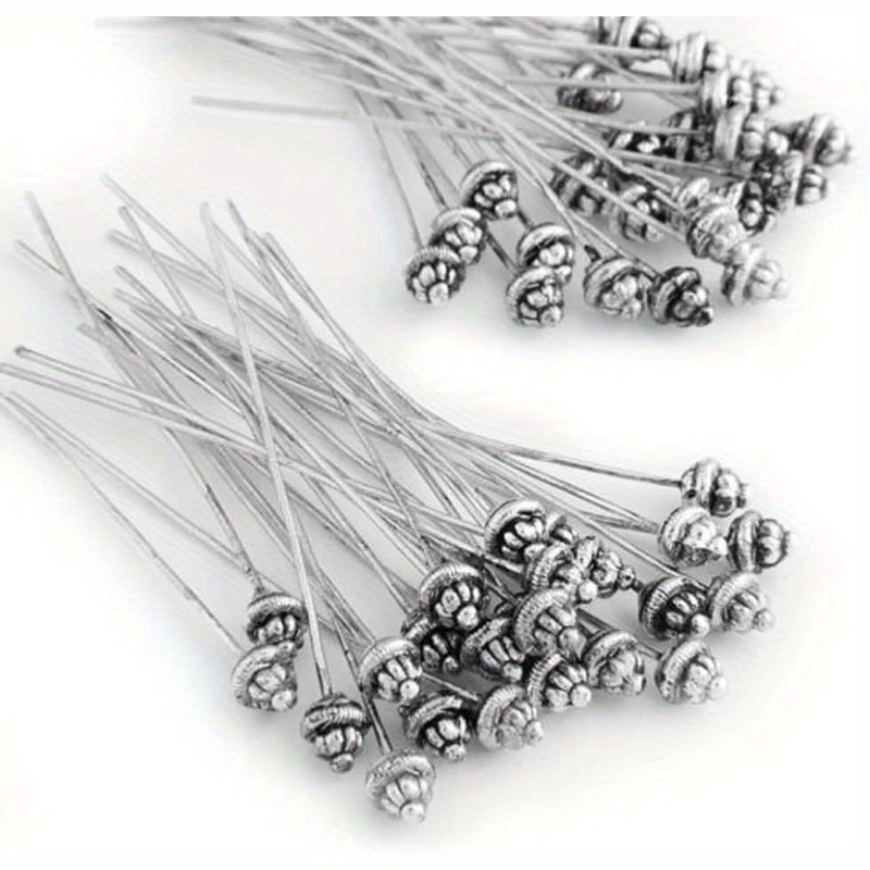 10PCS 55mm/2.17 Inch Head Pins - Jewelry Making Head Pins ulasan dan harga
