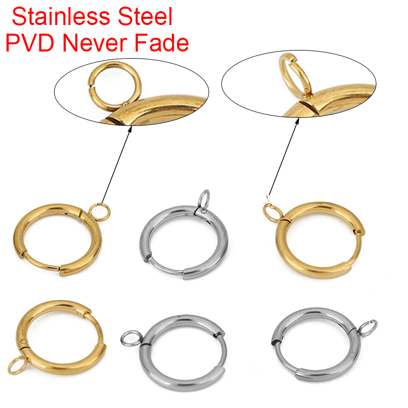 10pcs PVD Never Fade Earrings  - Jewelry Making Earring Supplies ulasan dan harga