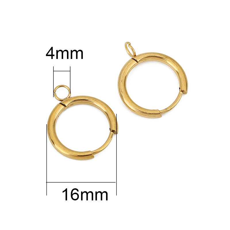 10pcs PVD Never Fade Earrings  - Jewelry Making Earring Supplies ulasan dan harga