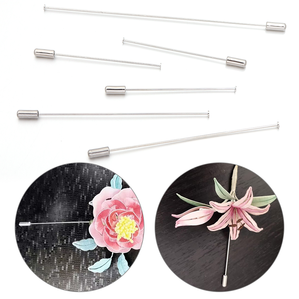 10pcs 60/90/120mm Copper Brooc - Jewelry Making Head Pins ulasan dan harga