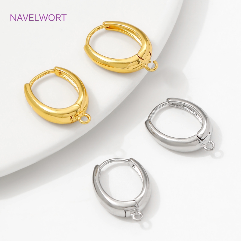 18K Gold Plated Brass Earwires - Jewelry Making Earring Supplies ulasan dan harga