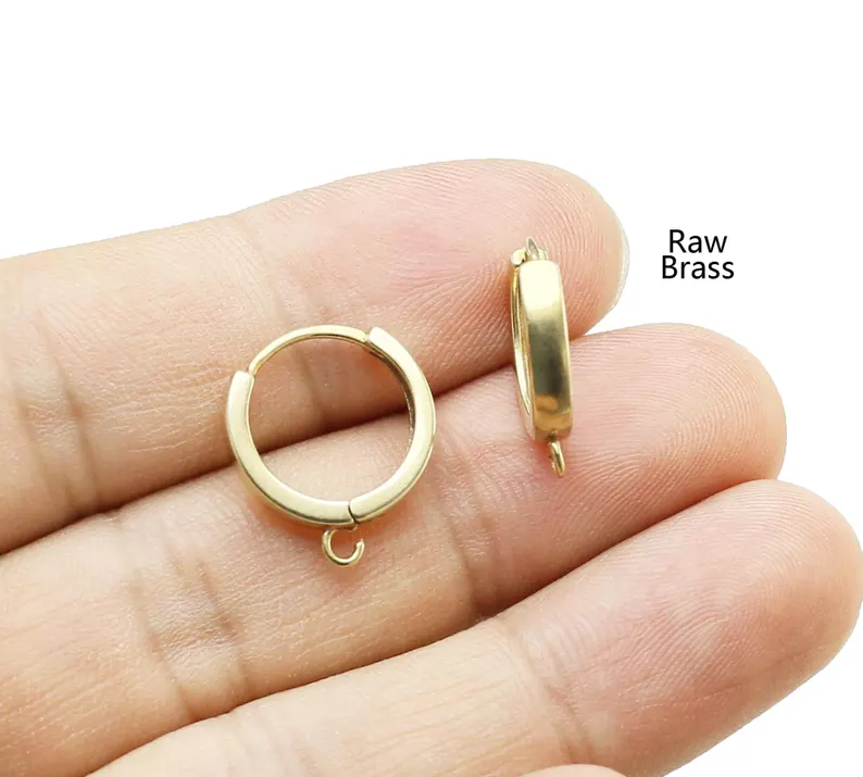 10pcs Brass Ear Hoops, Leverba - Jewelry Making Accessories ulasan dan harga