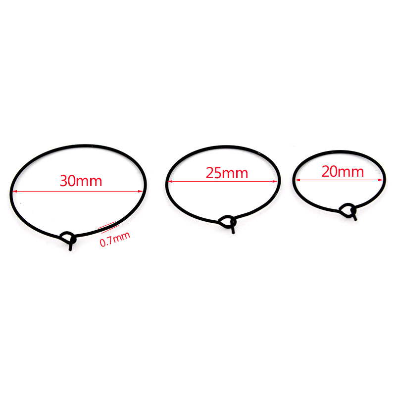 20Pcs 20mm 25mm 30mm Stainless - Jewelry Making Earring Supplies ulasan dan harga