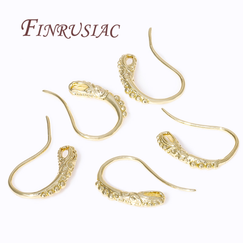 18K Gold Plated Earring Earwir - Jewelry Making Earring Supplies ulasan dan harga