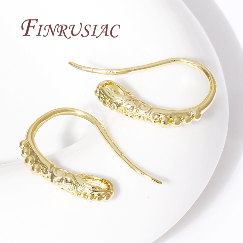18K Gold Plated Earring Earwir - Jewelry Making Earring Supplies ulasan dan harga