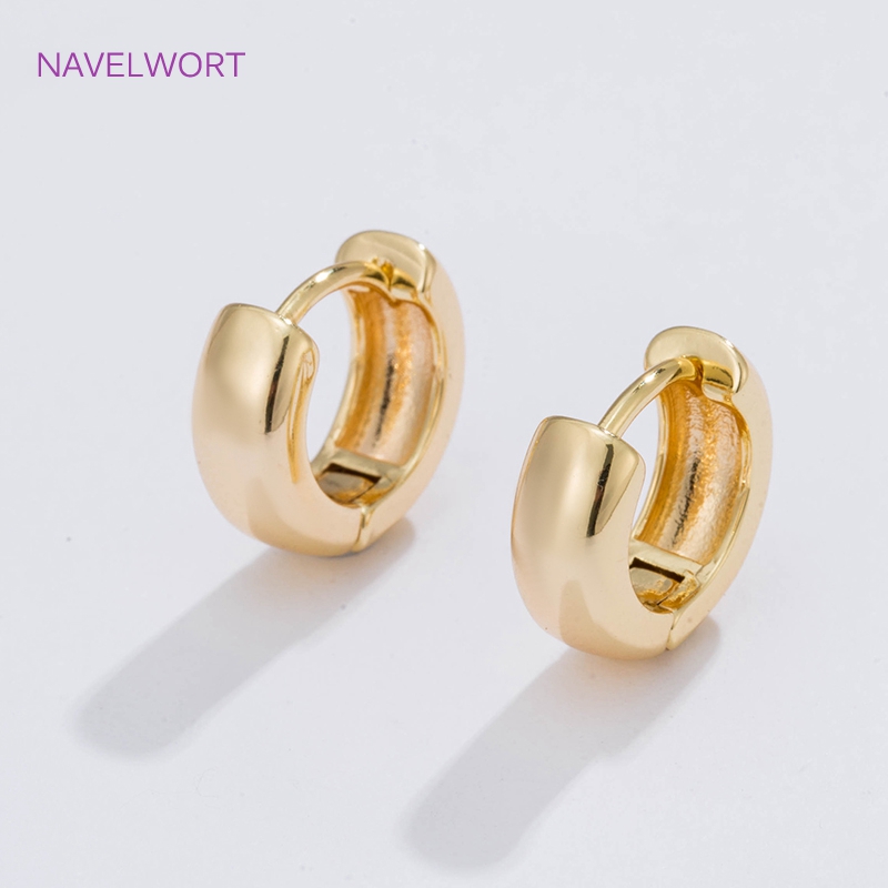 6 Sizes Gold Plated Circle Hoo - Jewelry Making Accessories ulasan dan harga