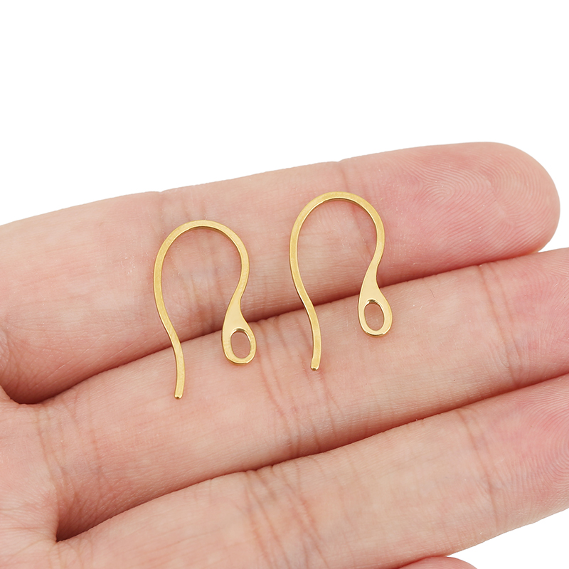 20pcs Hypoallergenic Stainless - Jewelry Making Earring Supplies ulasan dan harga