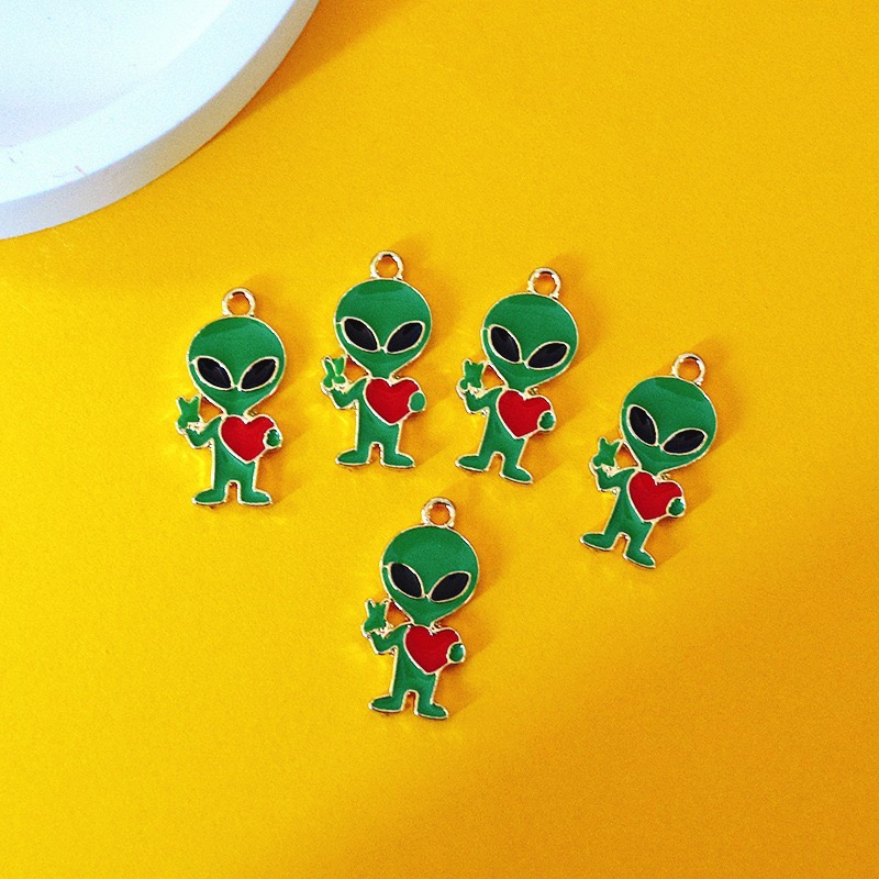 10pcs Simple Alien Alloy Drip  - Jewelry Making Accessories ulasan dan harga