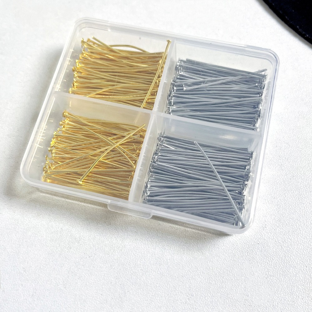 400pcs Mixed Iron Head Pins 30 - Jewelry Making Head Pins ulasan dan harga