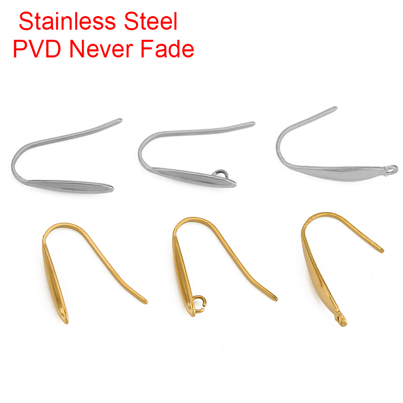 10pcs Never Fade Stainless Ste - Jewelry Making Earring Supplies ulasan dan harga