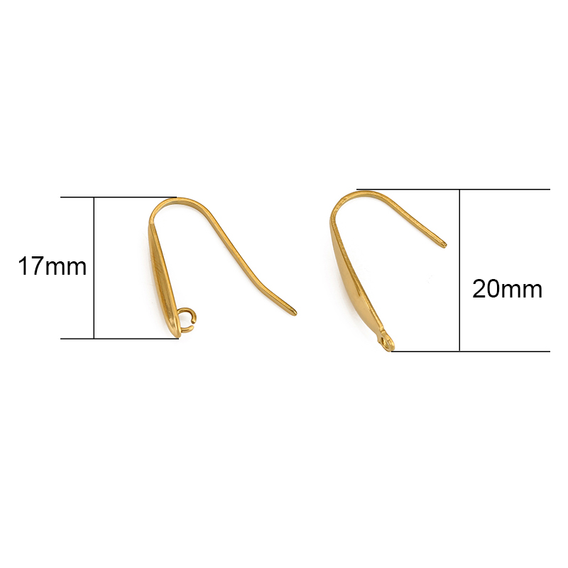 10pcs Never Fade Stainless Ste - Jewelry Making Earring Supplies ulasan dan harga