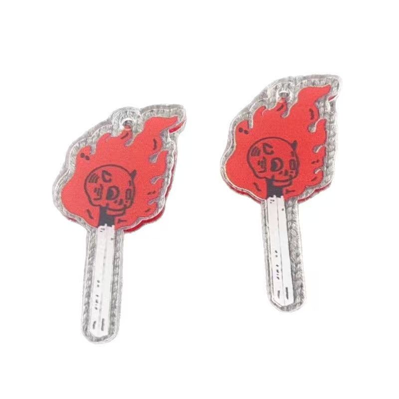 10pcs acrylic skull pendant, D - Jewelry Making Accessories ulasan dan harga