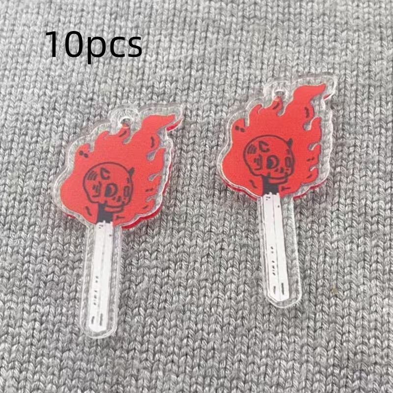 10pcs acrylic skull pendant, D - Jewelry Making Accessories ulasan dan harga
