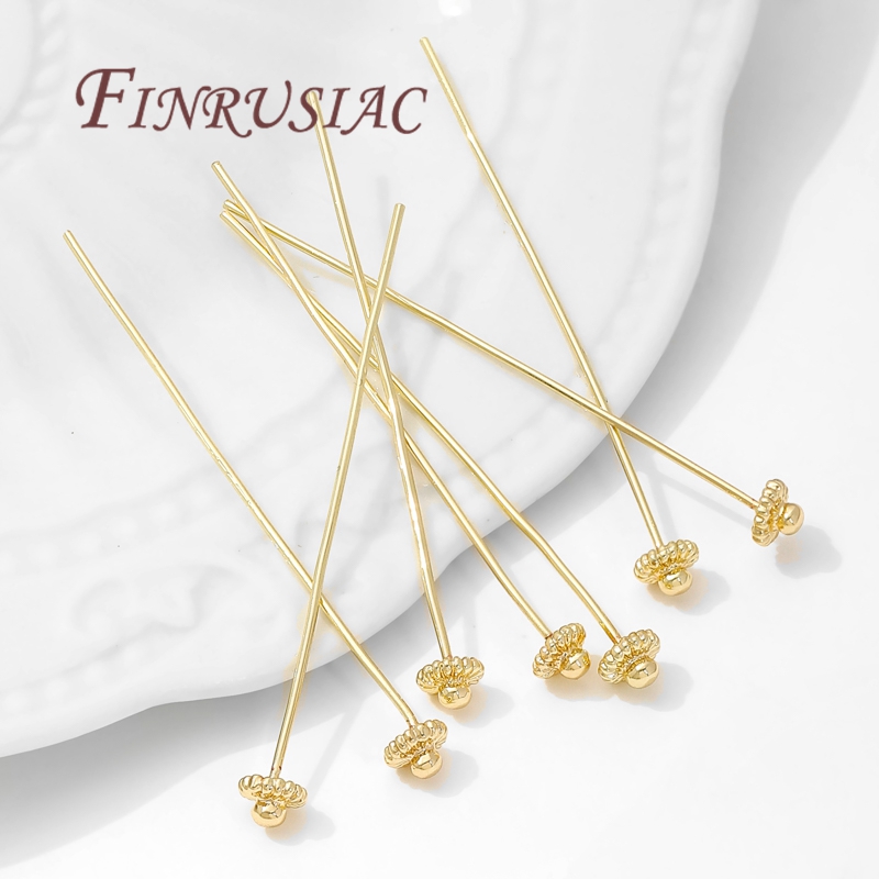 10/20Pcs/Lot 18K Gold-plated P - Jewelry Making Earring Supplies ulasan dan harga