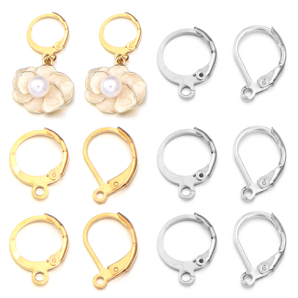 20pcs/lot Stainless Steel Ear  - Jewelry Making Earring Supplies ulasan dan harga