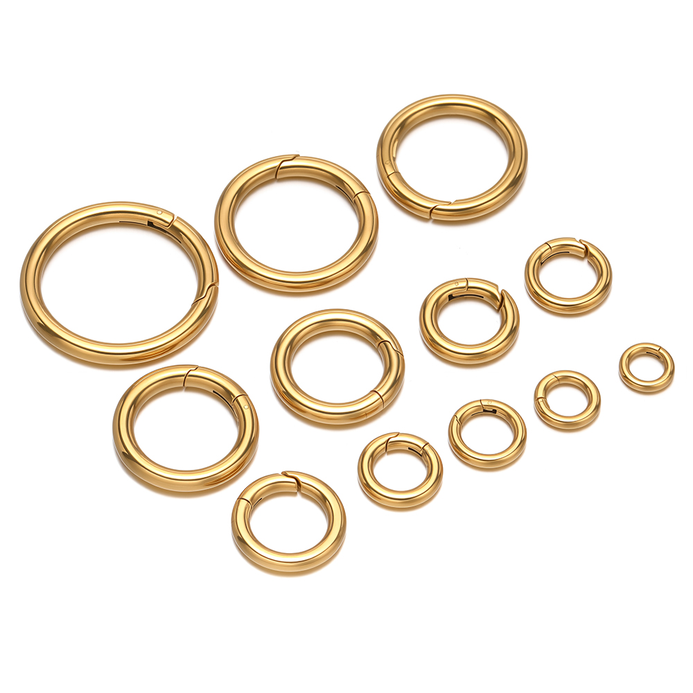 2Pcs/Lot Round Spring Clasps S - Jewelry Making Accessories ulasan dan harga