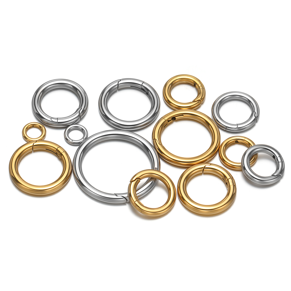 2Pcs/Lot Round Spring Clasps S - Jewelry Making Accessories ulasan dan harga