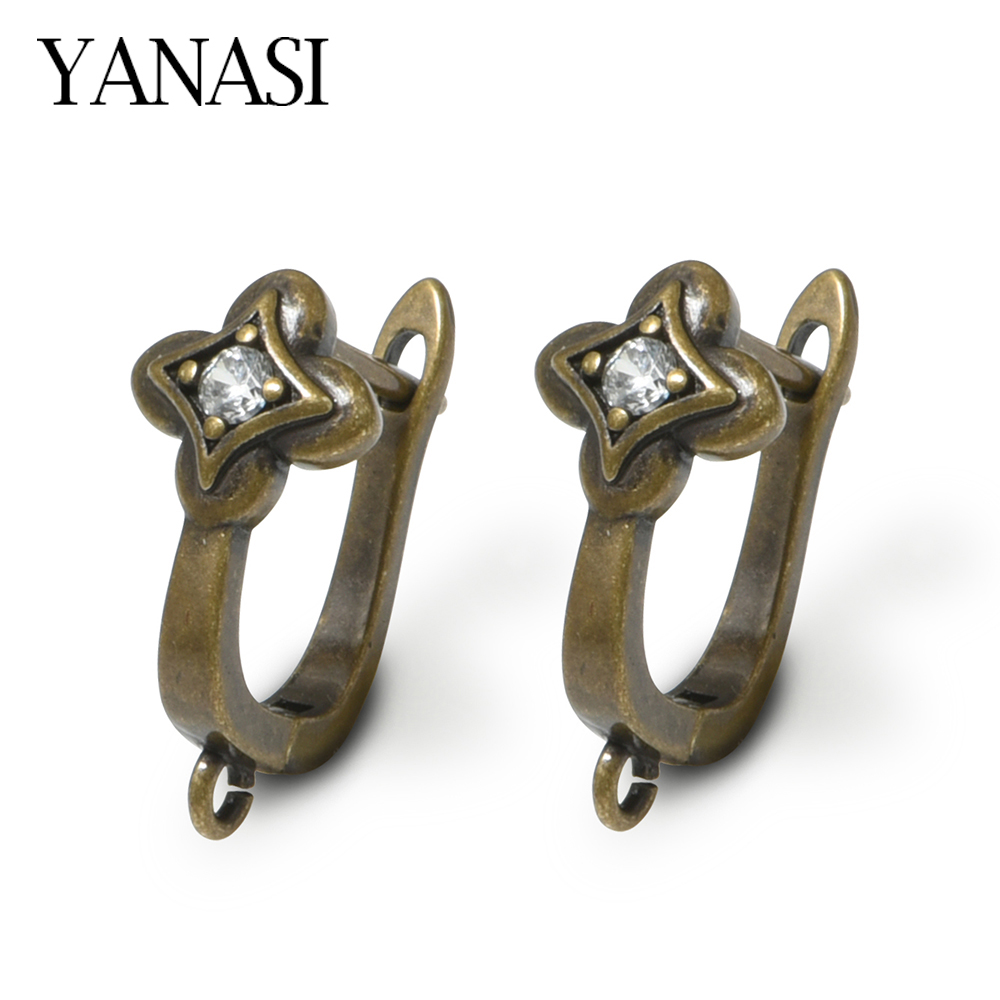 NEW 1 Pair Antique Bronze Bras - Jewelry Making Earring Supplies ulasan dan harga