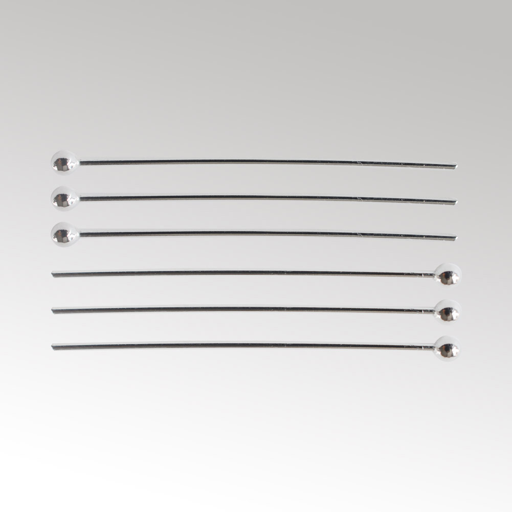 925 Sterling Silver Ball Head  - Jewelry Making Head Pins ulasan dan harga