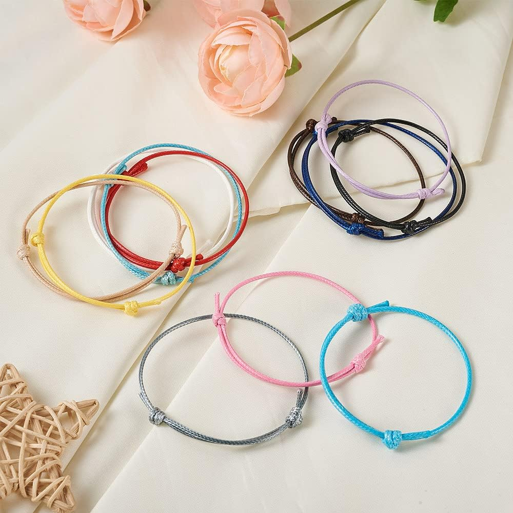 100Pcs Korean Waxed Polyester  - Jewelry Making Wax ulasan dan harga