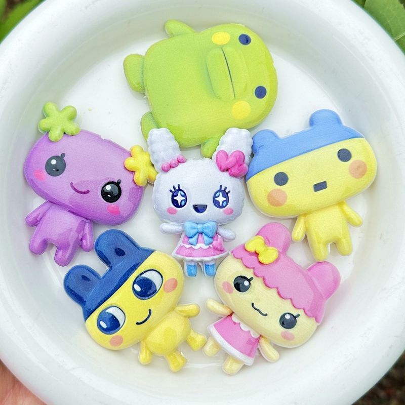 45mm Cartoon Tamagotchi double - Jewelry Making Accessories ulasan dan harga