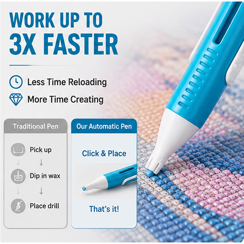 Automatic Diamond Painting Bea - Jewelry Making Wax ulasan dan harga