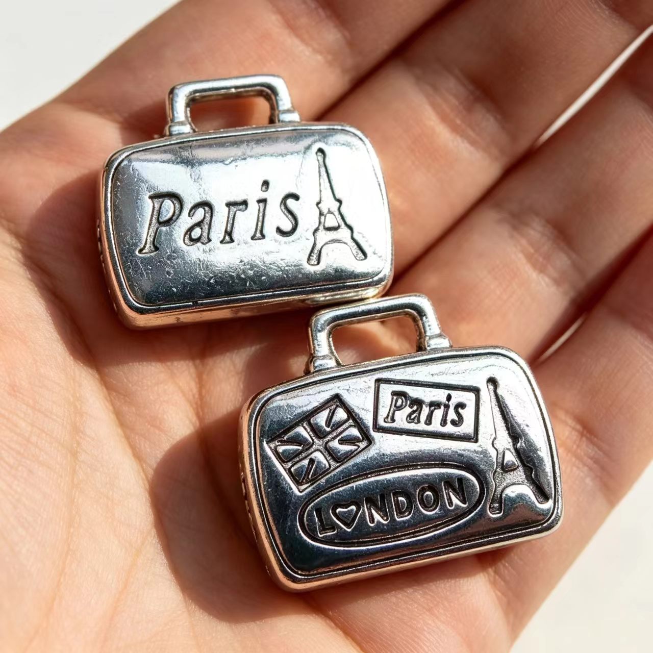 6pcs/Lot 14x17mm Antique Silve - Jewelry Making Paris ulasan dan harga