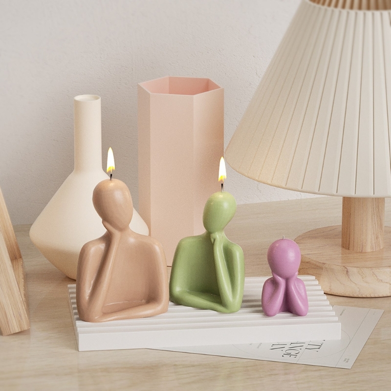 3D Family Candle Silicone Mold - Jewelry Making Wax ulasan dan harga
