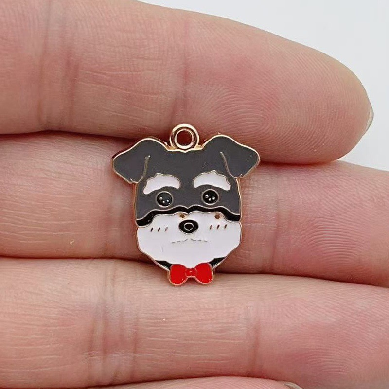 12pcs cartoon pet spotted dog  - Jewelry Making Accessories ulasan dan harga