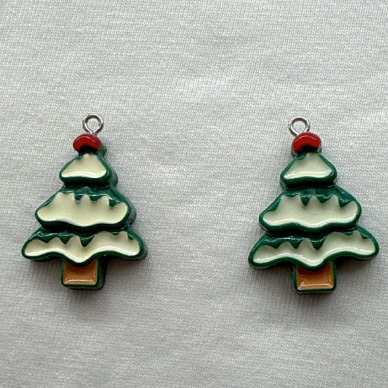 10pcs Christmas Cartoon Series - Jewelry Making Accessories ulasan dan harga