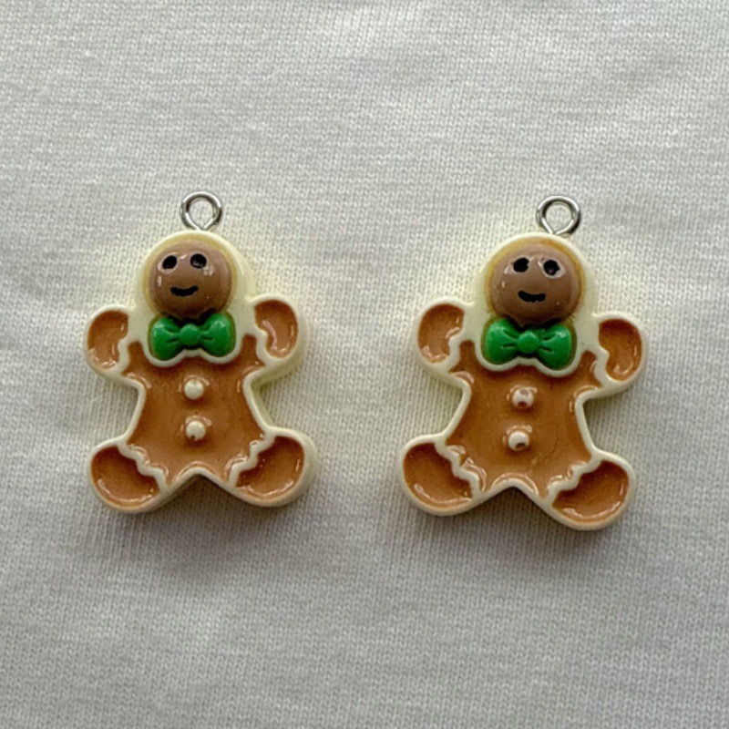 10pcs Christmas Cartoon Series - Jewelry Making Accessories ulasan dan harga