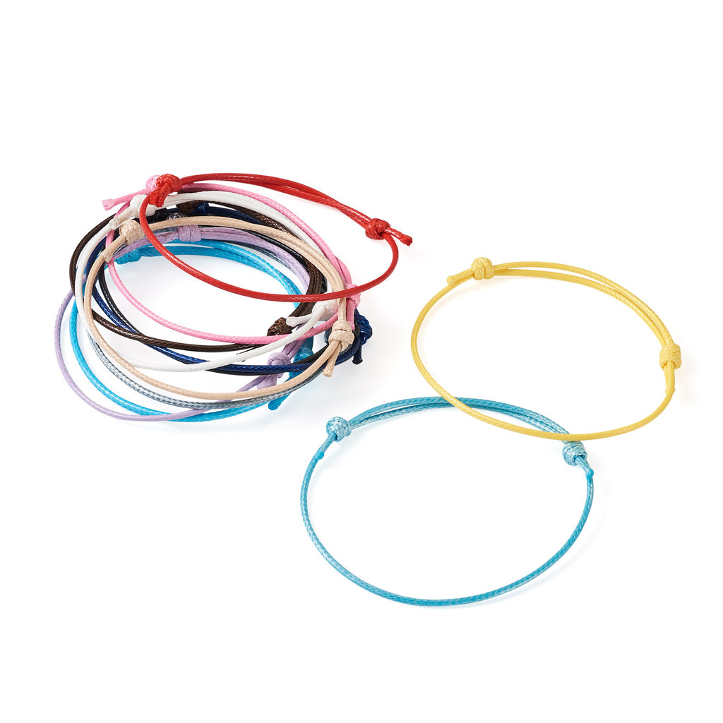 120Pcs 12 Colors  Waxed Polyes - Jewelry Making Wax ulasan dan harga