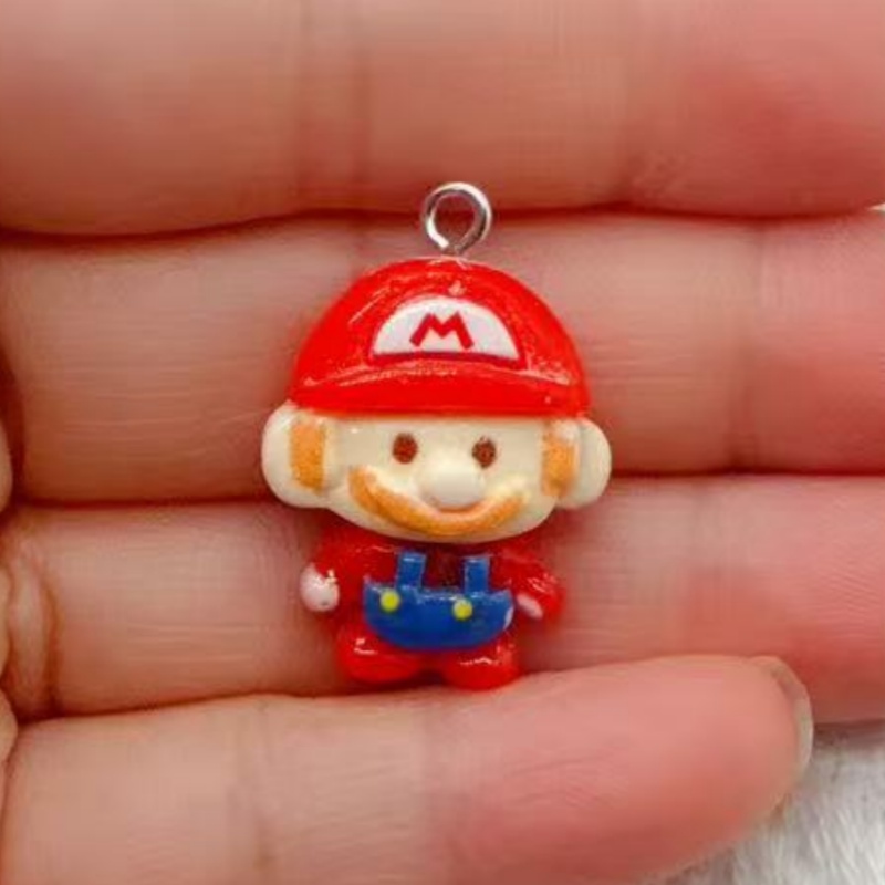 10pcs resin cartoon pendant, D - Jewelry Making Accessories ulasan dan harga