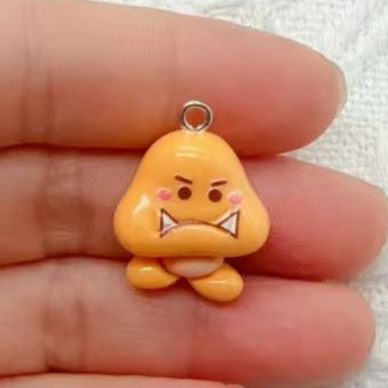 10pcs resin cartoon pendant, D - Jewelry Making Accessories ulasan dan harga