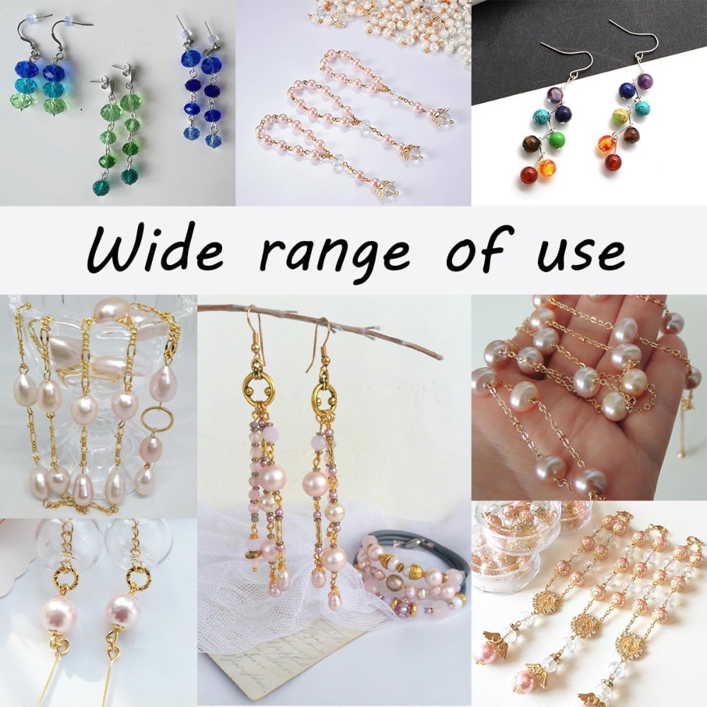 600pcs Flat Head Eye Bead Pins - Jewelry Making Head Pins ulasan dan harga
