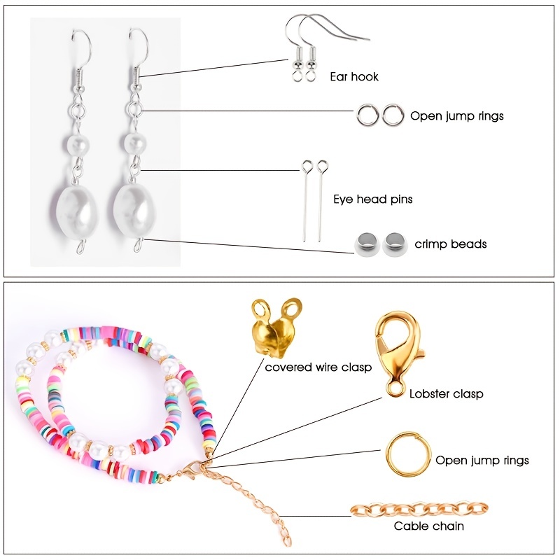 1420pcs 1box Jewelry Findings  - Jewelry Making Earring Supplies ulasan dan harga