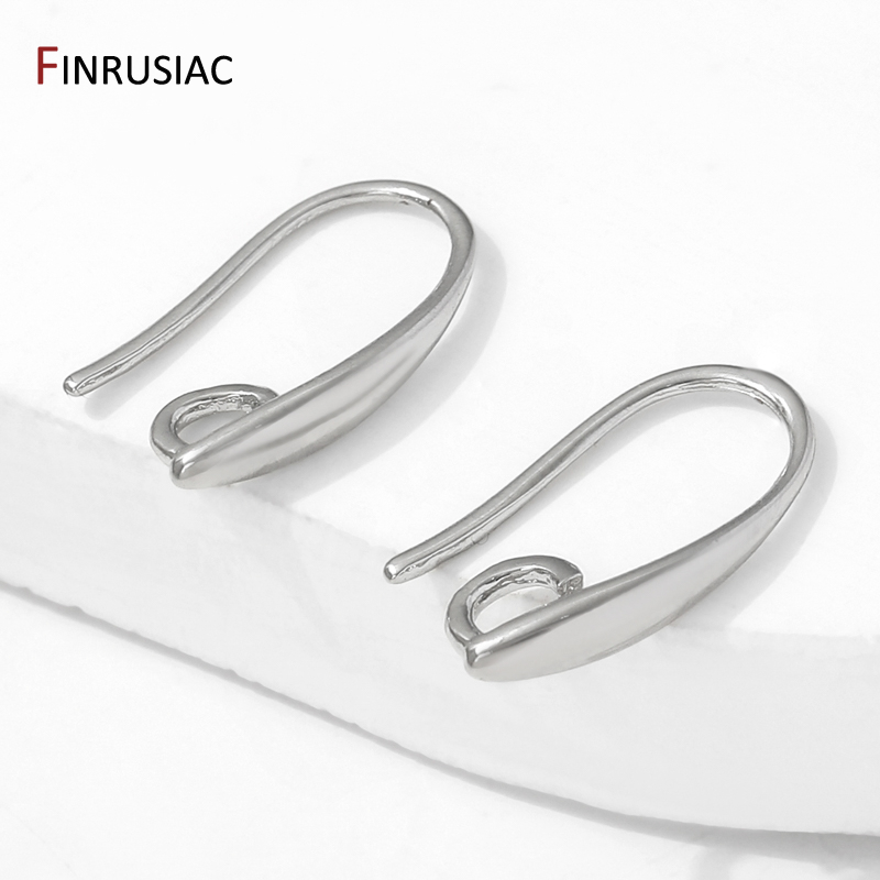 14K Gold Plated Brass Smooth E - Jewelry Making Earring Supplies ulasan dan harga